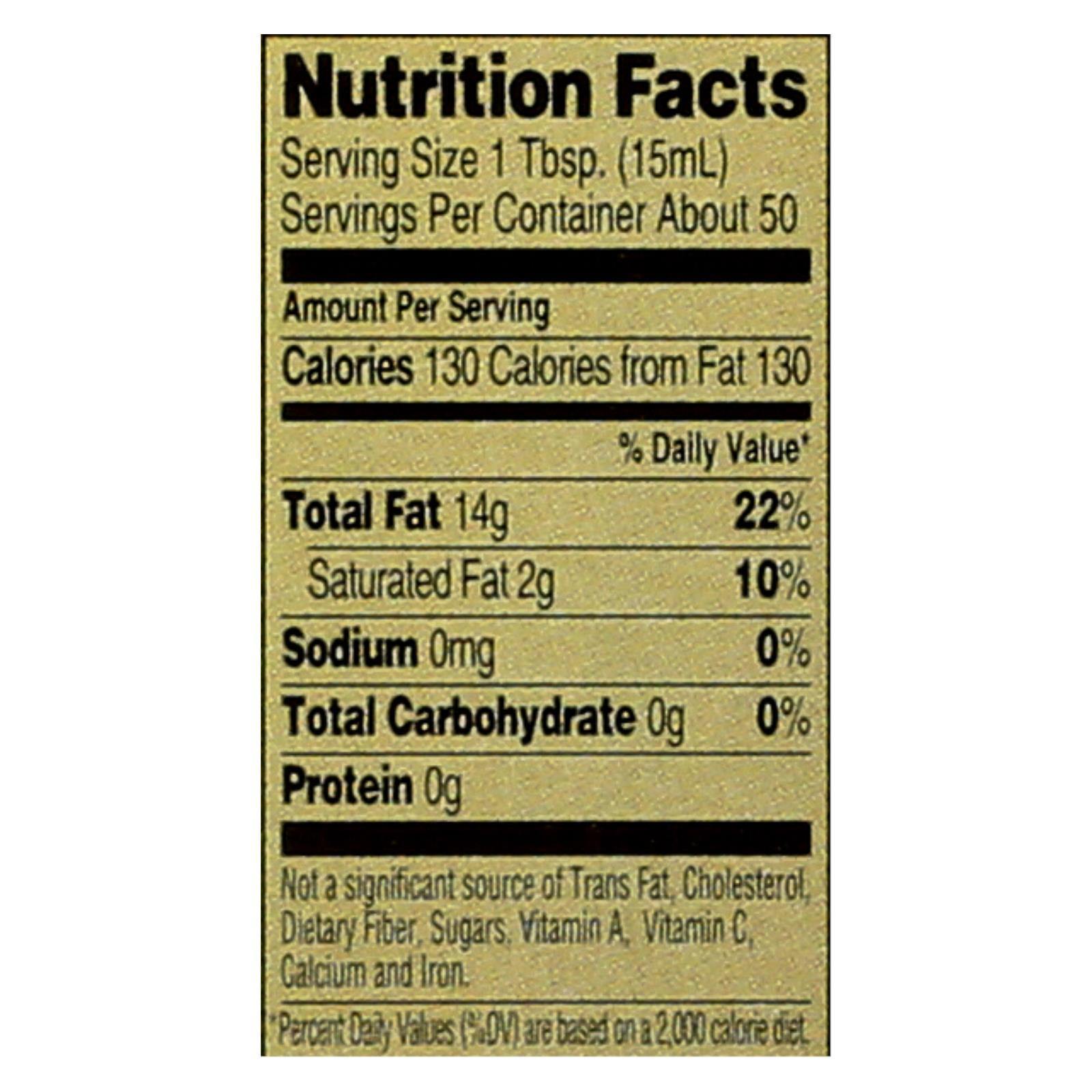 Newman'S Own Organics Extra Virgin Olive Oil, 25.3 Fl Oz.