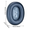 thumbnail image 1 of Almohadillas para los oídos almohadillas de esponja con memoria funda protectora para JBL E65BTNC Duet NC LIVE650 660 BTNC, 1 of 8
