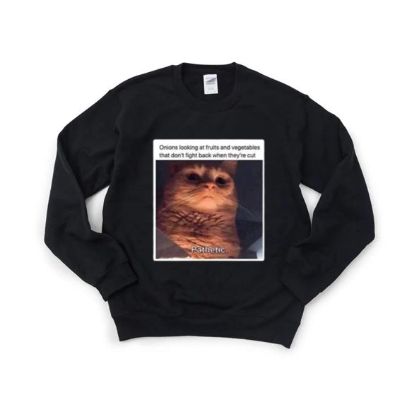 Onions Revenge Funny Crying Onion Meme Vegetable Food Sweatshirt, for men & women, up to size 5XL