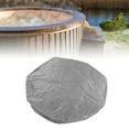 thumbnail image 3 of Outdoor Furniture Dust Covers Round Bathtub Cover 190 Silver Polyester Taffeta Hot Tub Waterproof Cover, 3 of 21