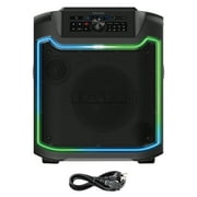 ION iPA125C Pathfinder 280 8-In. 120-Watt All-Weather Bluetooth Rechargeable Speaker with FM Radio and LED Lighting