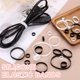 thumbnail image 4 of Uxcell 100 Pcs Bandas de Goma de Silicona, 0.59"/0.67" Pequeñas Bandas de Goma Anchas Anillos Fuertes Envolturas Elásticas Correas Antideslizantes para Envolver Cables, Cartera, Efectivo, Negro, 4 of 6