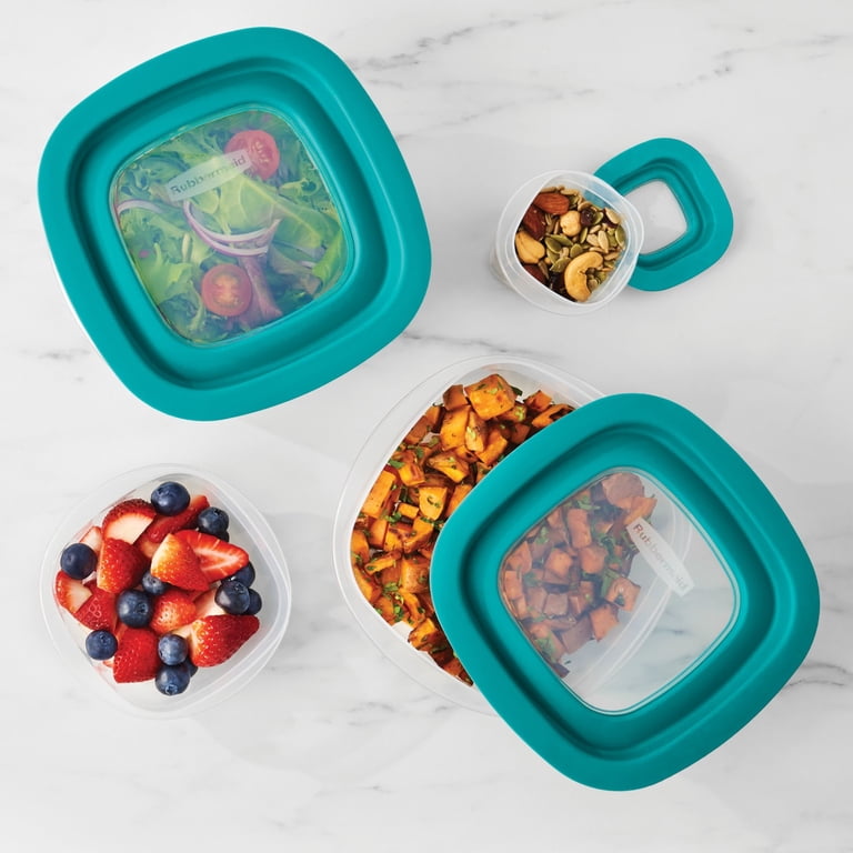 u*7様 Rubbermaid Premium 食品保存容器 12個セット Rubbermaid Brilliance 12pc Food Storage Container Set Sage Green