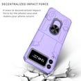 thumbnail image 2 of Allytech Case for Samsung Galaxy Z Flip 3 5G Released, Slim Thin All-Inclusive Hard PC Rugged Rotatable Ring Holder Support Car Mount Magnetic Stand Cover for Galaxy Z Flip 3 2021, Purple, 2 of 10
