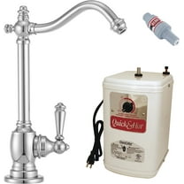 Westbrass Victorian 9" 1-Handle Hot Water Dispenser Faucet with Heat Tank, Polished Chrome