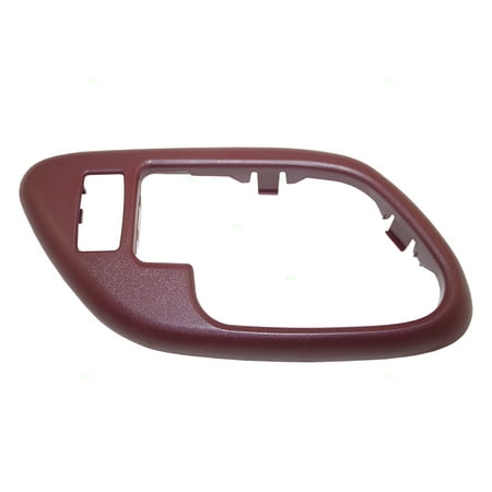 - Drivers Inside Interior Red Door Handle Trim Bezel Replacement for Cadillac Escalade Chevy GMC Pickup Suburban Tahoe Yukon 15708071