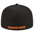 thumbnail image 4 of Men's New Era Black Oregon State Beavers 59FIFTY Fitted Hat, 4 of 6