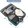thumbnail image 4 of Mochila de viaje MATEIN Mochila de viaje grande azul pavo real, 4 of 9