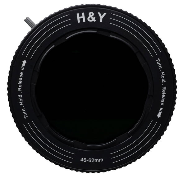 H&Y RevoRing Variable Neutral Density ND3-ND1000 and CPL Filter with 46-62mm Variable Adapter