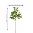 thumbnail image 3 of MMJ Artificial Flowers Silk Rose Jasmine 31.50in Tall Lifelike Faux Stem Vase Arrangement Home Living Room Elegant Accent, 3 of 6