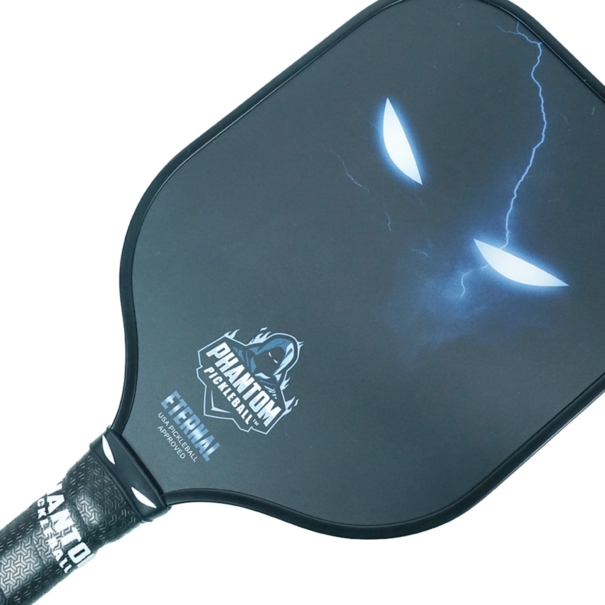 Phantom Eternal (Gray) 14mm T700 Carbon Fiber Pickleball Paddle with Cover