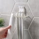 thumbnail image 1 of Portacepillos de acero inoxidable | Organizador de baño de pared | Soporte adhesivo para pasta dental y afeitado | Estante de almacenamiento metálico inoxidable, 1 of 5