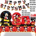 thumbnail image 5 of Decoración para fiesta de cumpleaños de Mickey Mouse de Disney, lindo Mickey, vaso de papel, servilleta, plato, pancarta, globos, suministros para baby shower para niños, 5 of 5