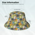 thumbnail image 5 of Kdxio Reflective Bucket Hat - Hawaiian Style Print Bucket Hat for Men,Women, 5 of 9