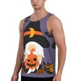 thumbnail image 2 of Pofeuu Halloween Gnomes Print Men's Workout Tank Tops Sleeveless Muscle Gym Shirt Quick Dry-4X-Large, 2 of 7