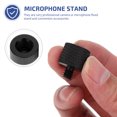 thumbnail image 2 of 8 PCS Durable Micrófono Holder Tornillos Aleación de aluminio Suministros de Cámara (Negro), 2 of 5