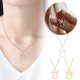 thumbnail image 4 of Collar de acero inoxidable Charm Bird Wing Colgante Collar Cadena Collar de acero inoxidable Collar Mujeres Moda Ángel Collar Colgante Accesorios 1PC, 4 of 4