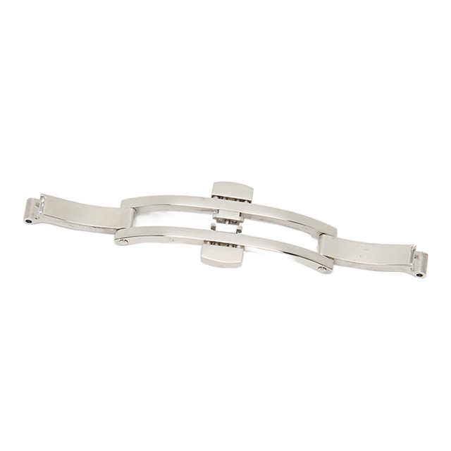 Stainless Steel Double Push Button Folding Clasp For Watch Band, Scope Of Application For Steel Watch Strap, Fine Workmanship, Multiple Applicable Place, Eco Friendly