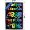 thumbnail image 3 of DC Comics Justice League - Rainbow Silhouette Wall Poster, 22.375" x 34" Framed, 3 of 6
