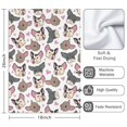 thumbnail image 3 of 2 Pcs Funny Kitchen Towels,Bulldog Dog and Love Heart Microfiber Dish Towels,Kitchen Tea Towels,Kitchen Towel Set (18" X 26"), 3 of 3