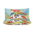 thumbnail image 3 of Rainbow Bri-te 3-Piece Bedding Set Duvet Cover Pillow Shams Soft Pillowcases Quilts Covers, 3 of 8