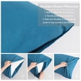 thumbnail image 4 of Kelnaro Standard Size Microfiber Pillowcases 20x26 Inch - 2 Pack, Soft & Breathable, Hypoallergenic - Slate Blue, 4 of 6