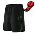 thumbnail image 1 of Men Bike Short with 3D Gel Padding and Mesh Lining Breathable Quick Dry Loose-Fit Bicycle Shorts Cycling Running Summer Shorts, 1 of 7