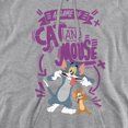 thumbnail image 2 of Tom and Jerry Movie Cat And Mouse Unisex Adult Pull-Over Hoodie,Athletic Heather, X-Large, 2 of 5