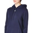 thumbnail image 2 of Under Armour Men's UA Hustle Pullover Fleece Hoodie, Style 1300123 (Royal/White, M), 2 of 4