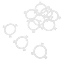 10 Pcs E27 To E26 Lamp Shade Adapter Ring Screw Lamp Shade Reducer Washer E27 Lamp Ring Lampshade Converter Ring Plastic Light Shade Replacement Parts