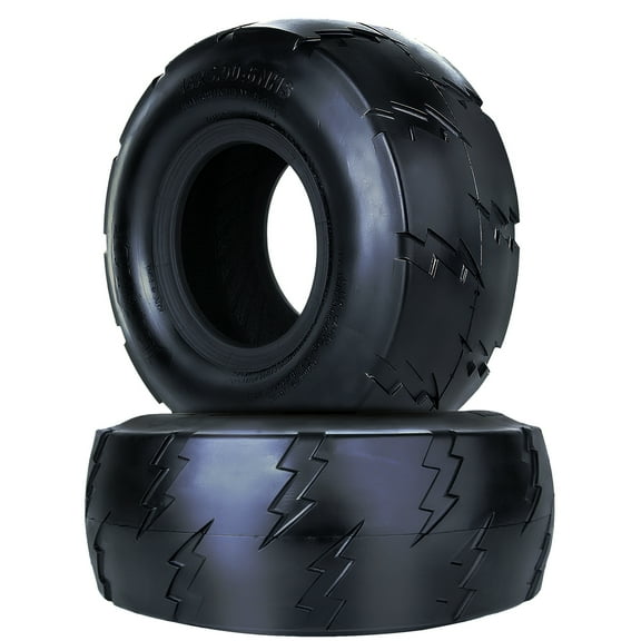 WOLF PACK 13X5-6 13x5x6 Lawn Mower Tires Utility Cart Turf Tires, 4 ply Tubeless, Set of 2