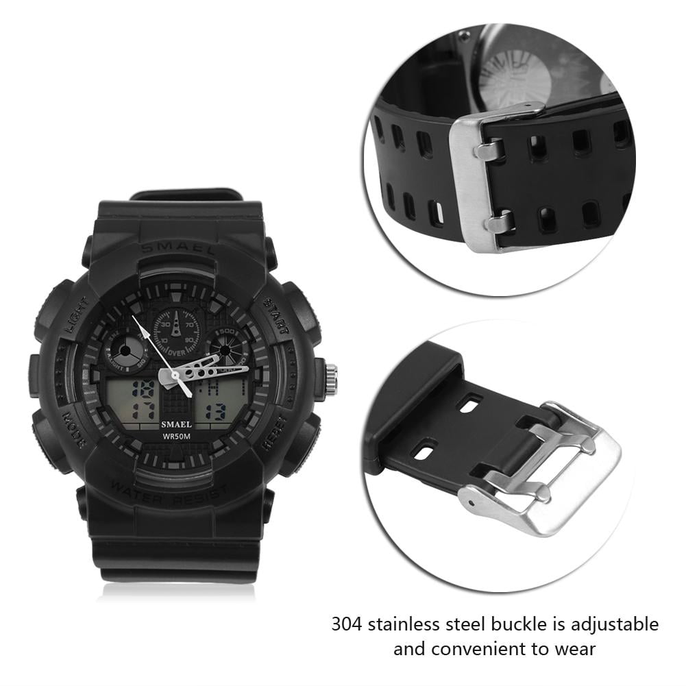 digital watch round