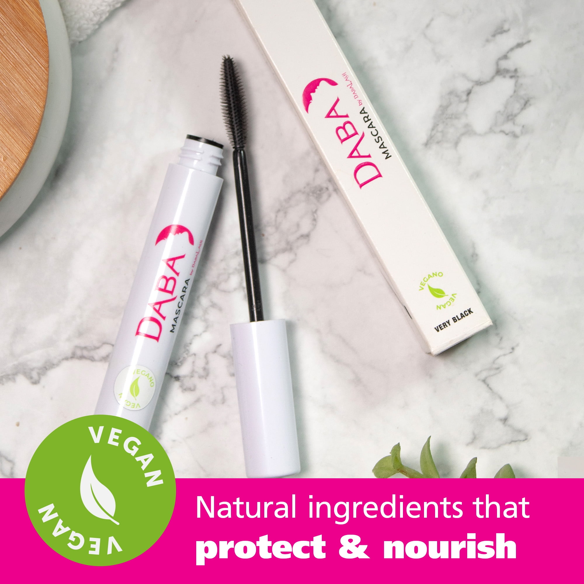 Dabalash Eyebrow Serum & Eyelash Strengthener Trio with Waterproof & Vegan Mascara for Fuller, Thicker Lashes