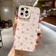 thumbnail image 3 of Funda de teléfono con patrón de rama de flores para iPhone 16, 15, 14, 13, 12, 11 Pro Max, XS, XR, 7, 8 Plus, funda de silicona suave mate a prueba de golpes, 3 of 5