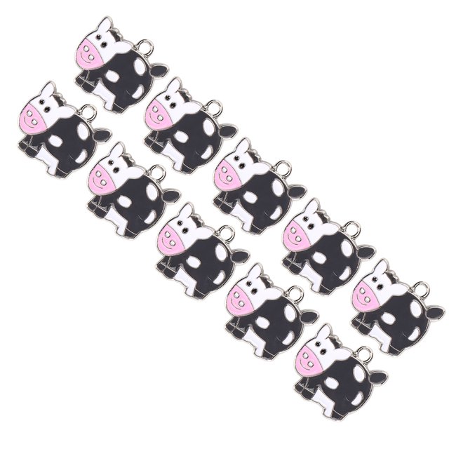 Colgantes De Aleación Colgantes De Vaca Colgante De Goteo De Aleación Accesorios De Joyería Para Pendientes Para Tobilleras ANGGREK Arte y Manualidades