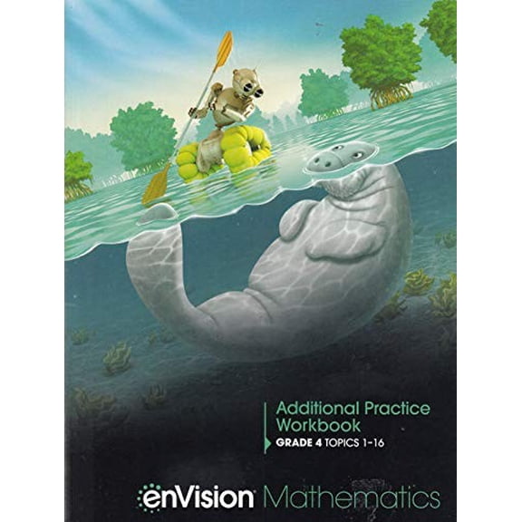 Pre-Owned Envision Mathematics 2020 Additional Practice Workbook Grade 4 Paperback