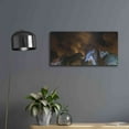 thumbnail image 4 of Luxe Metal Art 'Lv Color' by Sebastien Lory, Metal Wall Art, 24"x12", 4 of 7