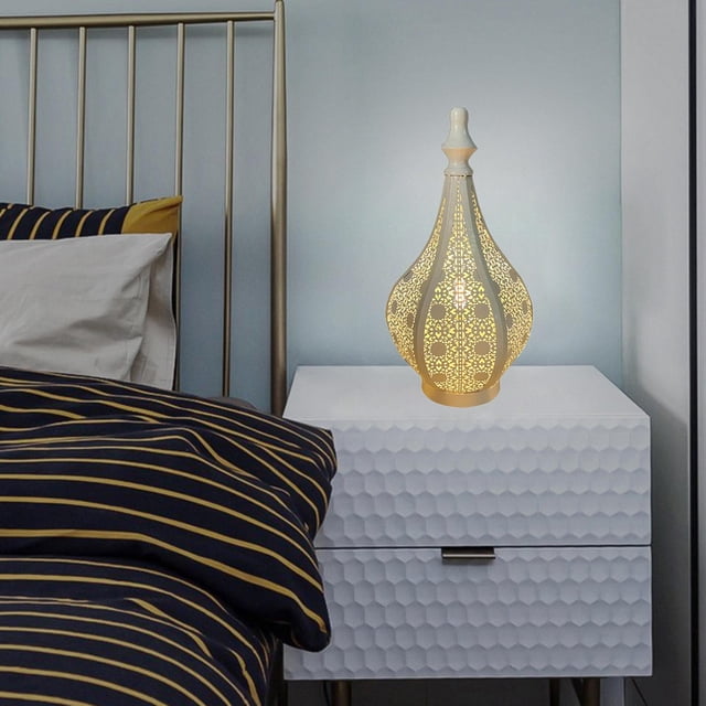 Table Lamp Desktop Light Iron Crafts decor for art Lantern 16x16x33cm Rounf 16x16x33cm Rounf Dot