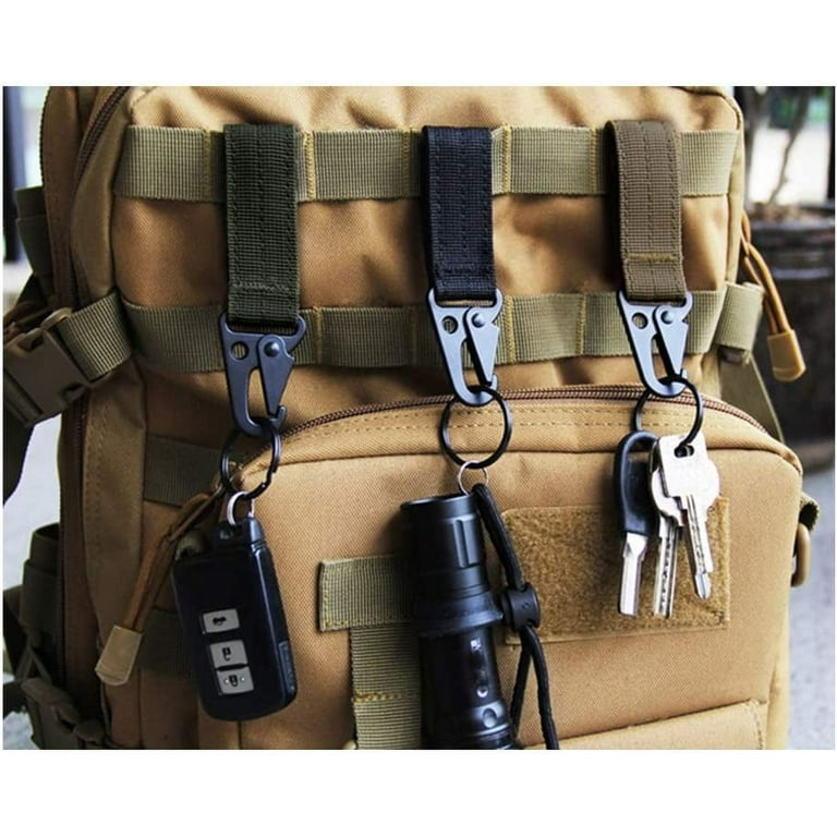 BENECREAT 6 Pack 5 Inch Nylon Molle Strap 3 Colors Black & Yellow & Green  Molle Webbing Straps, Attachment Snap Strap with Hook and Loop Closure -  Yahoo Shopping