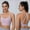D_ Pink, variant on SMihono Fashion Women's Sports Bra, Longline Padded High Support Yoga Bra Wireless Full Coverage Workout Criss Cross Strappy Bra Beige XXL