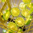 thumbnail image 4 of Lemon Shaped Fairy Lights, 3M 20 LEDs String Light Battery Operated, for Wedding Party Tent Balcony Bedroom Decoration, 4 of 5