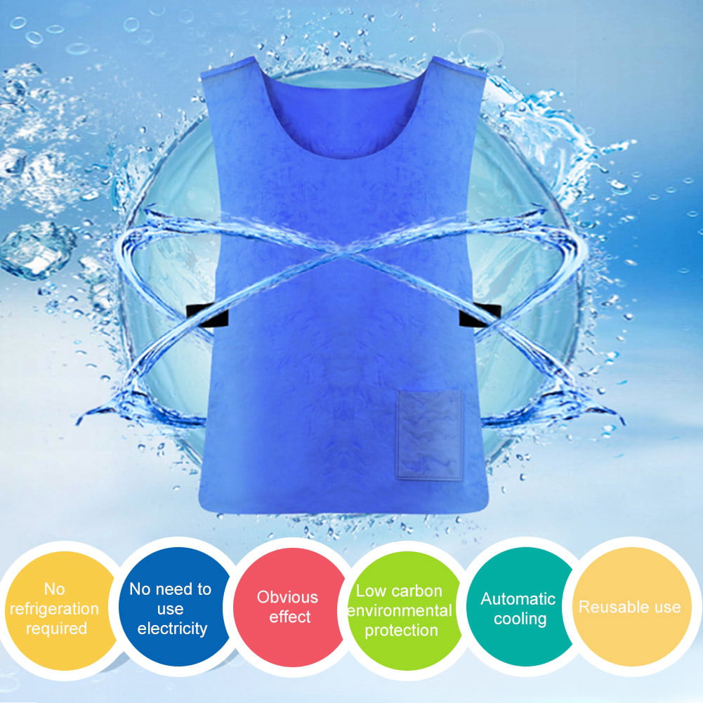 Outdoor Ice Cooling Vest Sunstroke High temperature Prevention Clothes Summer 