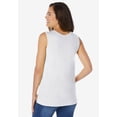 thumbnail image 2 of Woman Within Plus Size Perfect Scoopneck Tank (Petite Available), 2 of 6