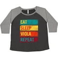 thumbnail image 3 of Inktastic Viola Player Funny Eat Sleep Viola Repeat Women's Plus Size T-Shirt, 3 of 5