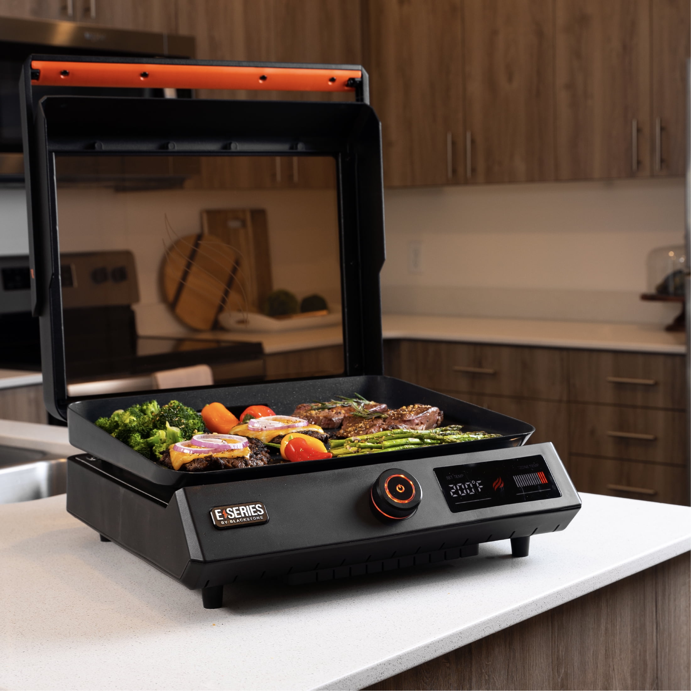 Blackstone E-Series 17 Electric Tabletop Griddle with Hood 