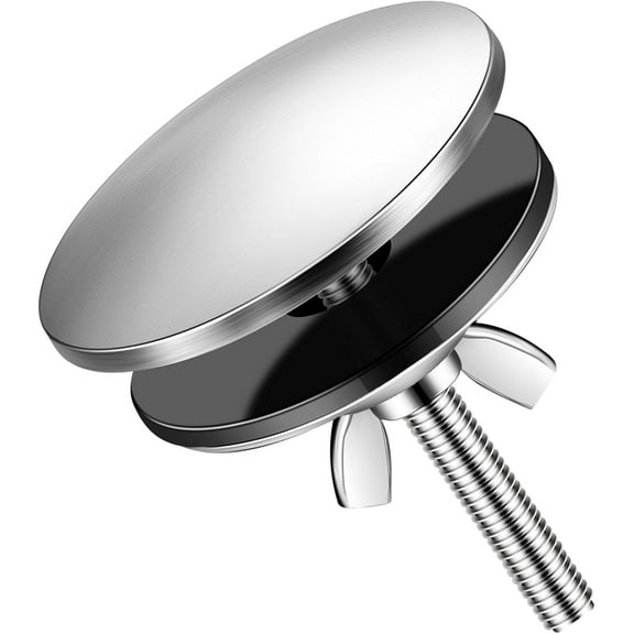 BlinkLLX 2 Inch Kitchen Sink Hole Cover Faucet Stainless Steel Kitchen Sink Tap Hole Plate Stopper Cover Blanking Metal Plug(Brushed Stainless Steel)