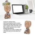 thumbnail image 3 of Funny Face Planter Pot, Unique Appearance, Excellent Resin Material, Drainage Hole Design, Suitable For Multiple Plants, Wide Application, 3 of 8
