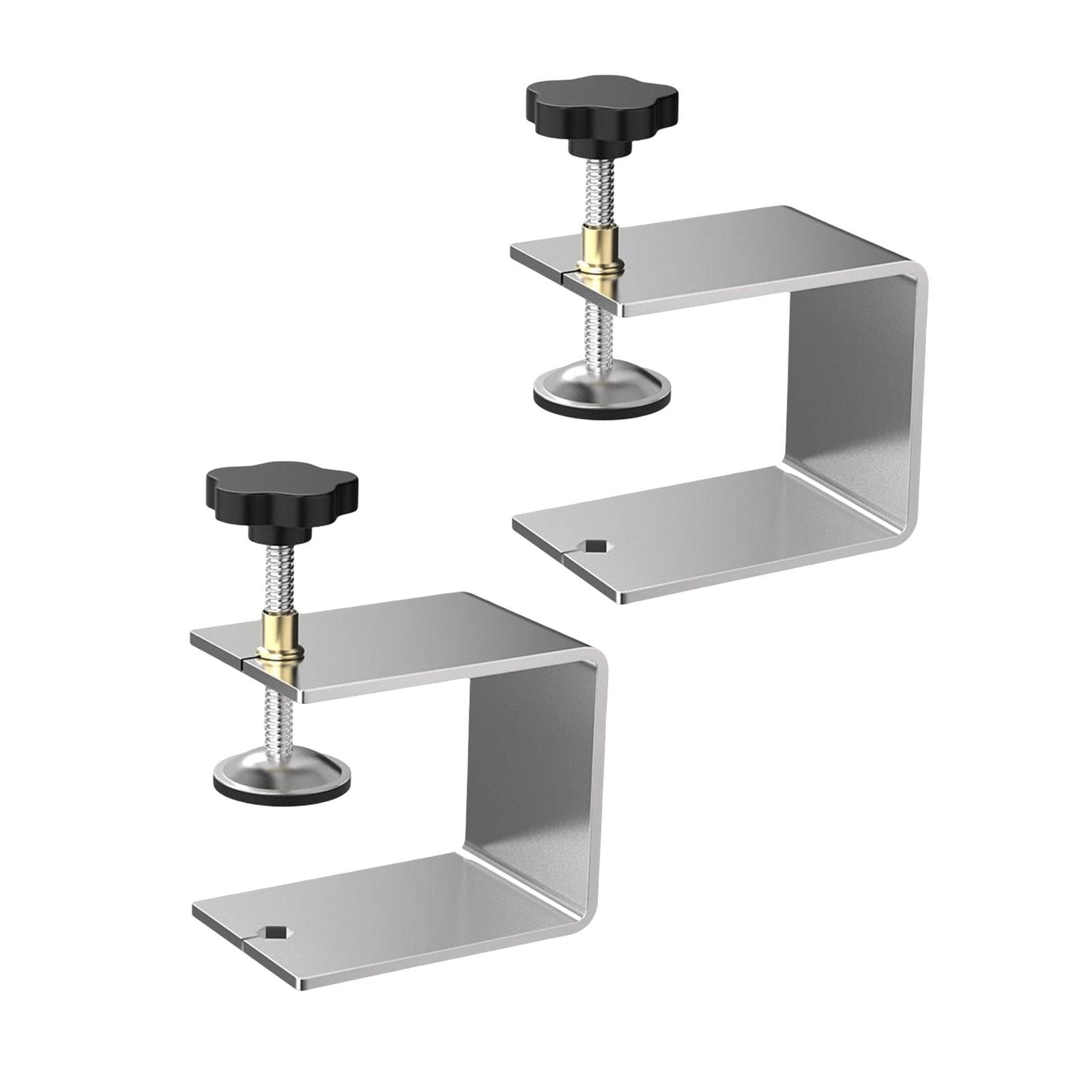 2Pcs Woodworking Clamp Hardware Jig Adjustable Clips Universal Drawer Front Installation Clamps for Wood Working Cabinet Repair Cloakroom