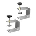thumbnail image 1 of 2Pcs Woodworking Clamp Hardware Jig Panel Fixing Carpentry Gadgets Fixator Universal Drawer Front Clamps for Repair Cabinet Mounting Office, 1 of 8