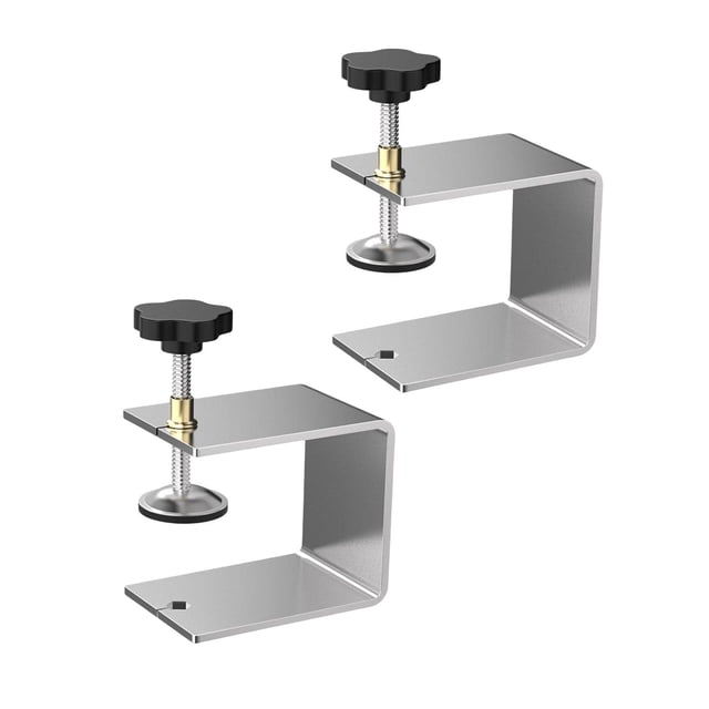 2Pcs Woodworking Clamp Hardware Jig Panel Fixing Carpentry Gadgets Fixator Universal Drawer Front Clamps for Repair Cabinet Mounting Office